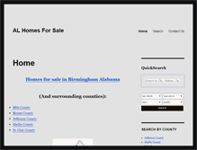 Tablet Screenshot of al-homes-for-sale.com